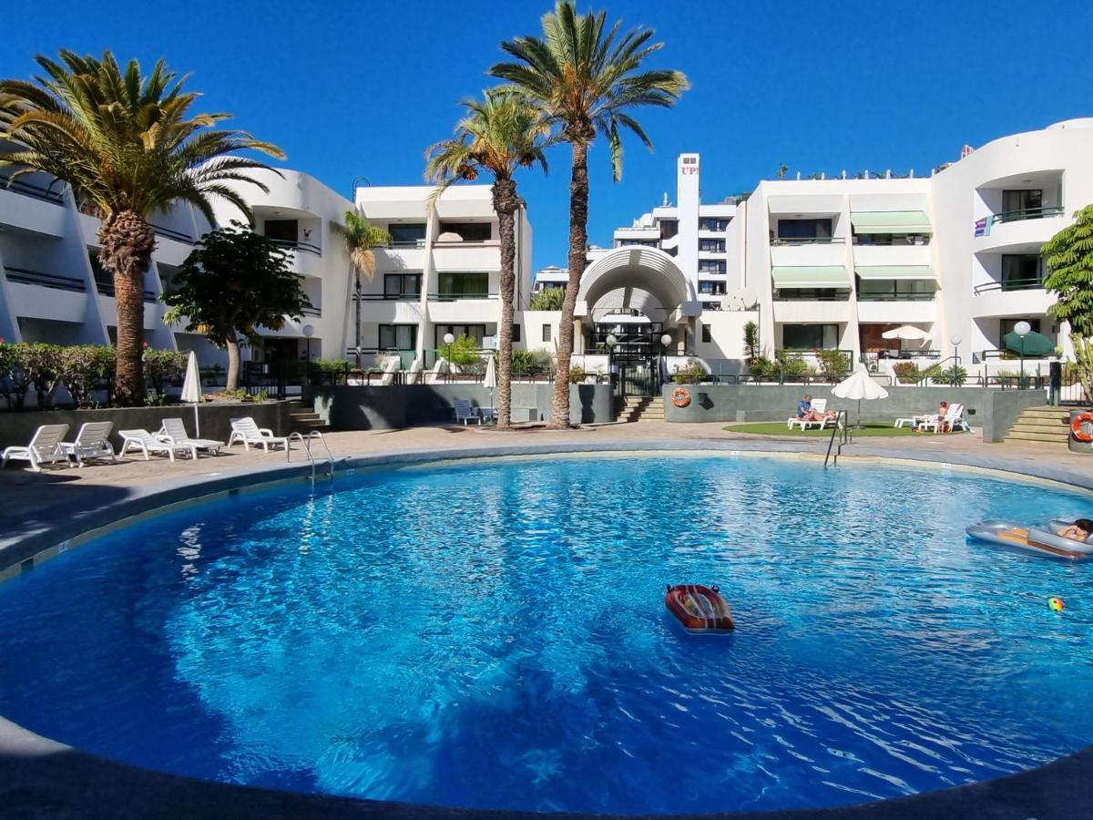 Apartment Casa Palmera Only 150 Meters To The Beach, Heated Pool, Wifi, Sat-Tv, Balcony With Poolview Arona  Exteriér fotografie