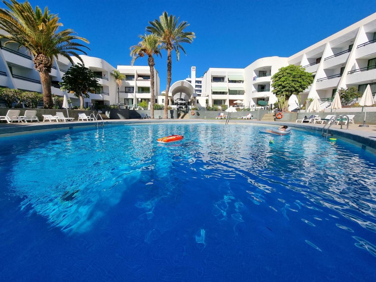 Apartment Casa Palmera Only 150 Meters To The Beach, Heated Pool, Wifi, Sat-Tv, Balcony With Poolview Arona  Exteriér fotografie